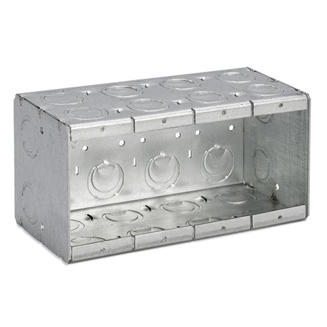 4 way metal plug box|4 gang boxes.